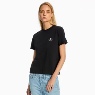 【Calvin Klein】官方旗艦館 CK Monogram 上衣_黑色
