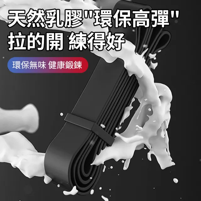 【YORI 優里】健身彈力帶 綠色55-125磅(乳膠拉力帶 阻力帶 瑜珈彈力繩 健力繩 重力訓練繩)