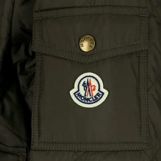 【MONCLER】女款CHITRE襯衫夾克-橄欖綠色(0號USA-XS、1號USA-S、2號USA-M、3號USA-L、4號USA-XL)