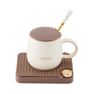 【KINYO】智能恆溫暖杯墊組(三檔恆溫/保暖杯墊/電子保溫墊 CWS-78)