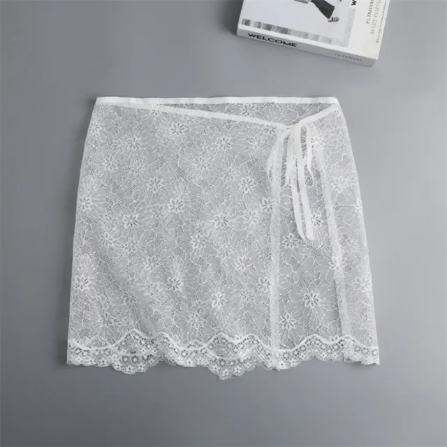 【米蘭精品】現貨+預購 假下擺屁簾打底裙一片式遮臀 裙簾(蕾絲鏤空花邊疊穿女裝配件t1kq45)