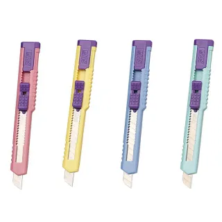 【全勝】SDI 經濟型小美工刀(顏色隨機/手動鎖定/0405D)