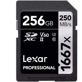【Lexar 雷克沙】全新版 256GB Professional 1667x SDXC UHS-II 記憶卡(讀速250MB/s  原廠終身保固)