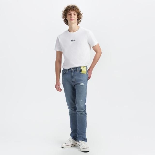 【LEVIS】511男款低腰合身直筒丹寧牛仔褲 / 彈性 /破壞加工 熱賣單品 04511-5944