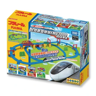 【TAKARA TOMY】PLARAIL 鐵道王國 台鐵新自強號EMU3000豪華組(多美火車)