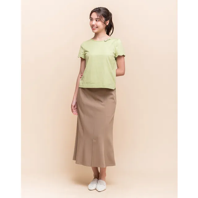 【perng yuh 芃諭名品】都會女子 開衩 魚尾 修身長裙(2025 SS Collection|4A春夏新品上市)