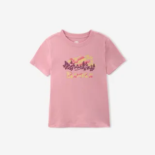【Roots】Roots 大童-NATURE IS MAGIC LOGO 短袖T恤(亮粉色)
