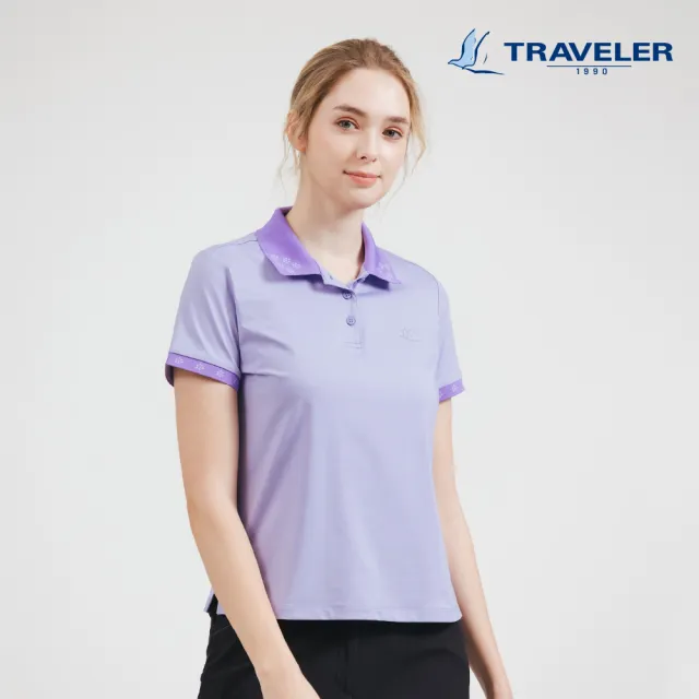 【TRAVELER 旅行者】女款涼感消臭吸排POLO短袖上衣|251TR823(消臭/吸排)