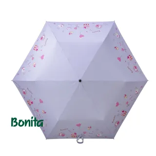 【Bonita 葆倪】甜點情書 輕量防風細短傘/968-5556(21吋/200g/輕量防風手開傘)