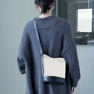 【LEESA】雙11 真皮包包\單肩包\女生包包\斜肩包\大容量包包\斜背包\休閒包\植鞣皮\高級感\百搭