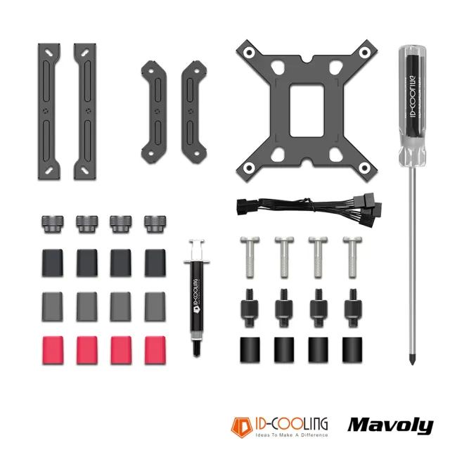 【ID-COOLING】FROZN A720 BLACK 七導管散熱器(黑色)