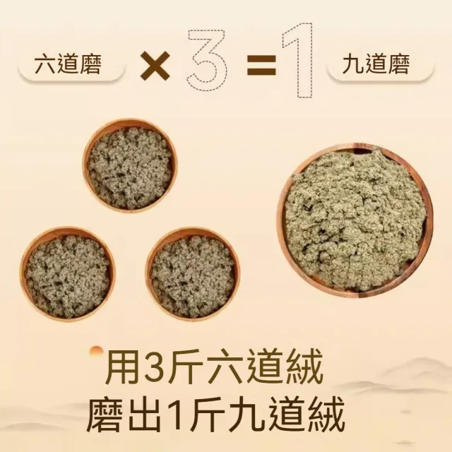 【YAOCHEN 瑤辰】2組 家用金純艾絨-200g/袋(隔姜灸艾絨艾灸柱 艾柱無煙艾灸條 無煙艾灸)