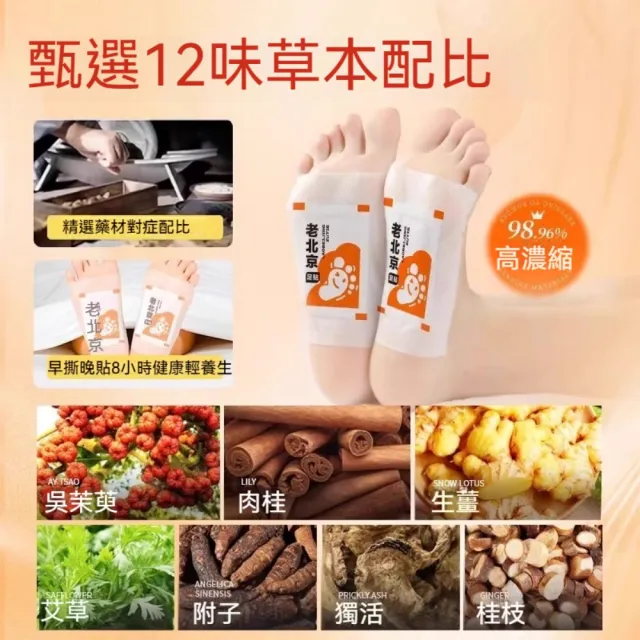 【YAOCHEN 瑤辰】2組 老北京12味中藥足貼60貼(老北京足貼 艾草足貼 驅寒足貼 除濕足貼)