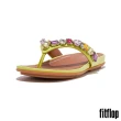 【FitFlop】寶石皮革/軟墊皮革夾腳涼鞋-女(13款)