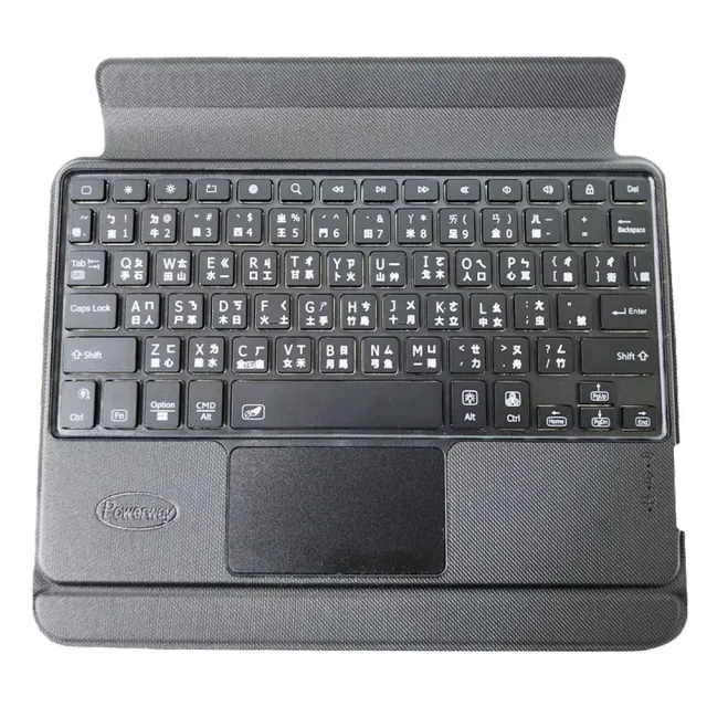 Powerw2025 iPad -A16 /10代專用雅控型藍牙鍵盤暨保護殼(送無線滑鼠)