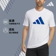 【adidas 愛迪達】美國棉萊卡上衣+四季薄長褲(短T 吸濕 透氣 彈性 棉T 休閒 運動 經典 三線 百搭)