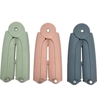 【ADISI】旅行折疊衣架 AS24121(曬衣架、衣服、三段式、露營、居家、生活)