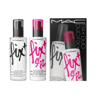 【M.A.C】FIX+ 超持妝定妝噴霧組(零暗沉定妝噴霧100ml+全能定妝噴霧100ml/母親節禮物)