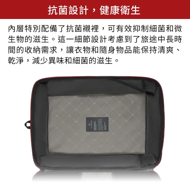 【VICTORINOX 瑞士維氏】Travel Essentials 旅行收納袋-黑(653359)