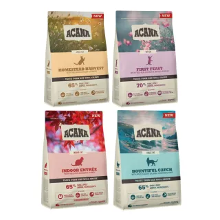 【ACANA】低GI配方貓糧1.8kg（室內/田園/豐盛/第一/幼貓）1.8kg(貓糧、貓飼料)