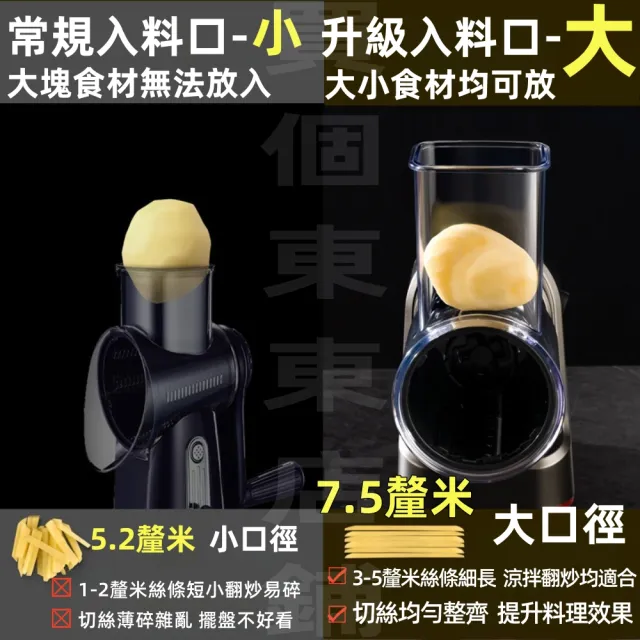 【一本店鋪】7種刀片 110V 電動切菜機 切片機 切絲機(多功能切菜機 切片 刨絲 磨碎 料理機)