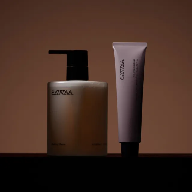 【SAWAA】手部保養潔淨組(洗手露500ml+方舟護手霜75ml)