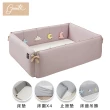 【gunite】多功能第三代落地式沙發嬰兒陪睡床0-6歲 四件組 床墊+床圍+止滑墊+床邊吊飾(多色可選)