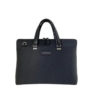 【Roberta Colum】交換禮物 諾貝達百貨專櫃公事包 側背包 商務包(8910黑色)