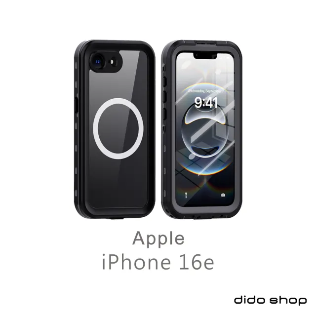 【Didoshop】iPhone 16e 6.1吋 全防水手機殼(WP158)