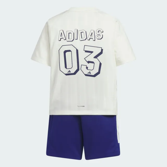 【adidas 愛迪達】SPORTSWEAR 運動套裝 吸濕排汗 童裝 KA1020