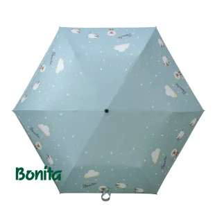 【Bonita 葆倪】星空羊 提袋式輕量防風細短傘/968-5557(21吋/200g/輕量防風手開傘)