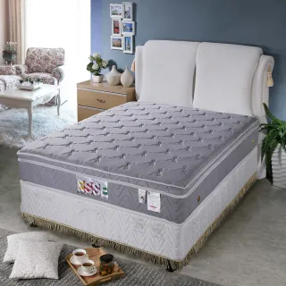 【ESSE 御璽】紓壓記憶三線加高獨立筒床墊(單人加大3.5尺)