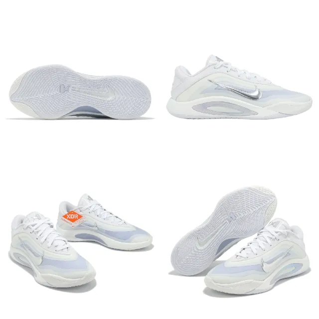 【NIKE 耐吉】籃球鞋 A One EP 女鞋 男鞋 白 銀 首發配色 A’One 實戰(FZ8606-100)