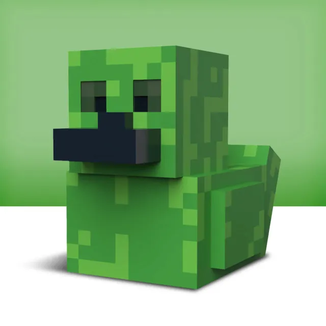 【TUBBZ】4吋潮流小鴨公仔 麥塊 MINECRAFT 苦力怕(黃色小鴨)