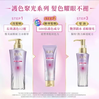 【LUX 麗仕】日本製 極輕光護膜精華髮膜180ml(頭髮雨衣 護色聚光/蓬鬆修護)