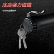 【智殿】26公分電池款 交通交管棒 警用指揮棒 閃爍警示燈 紅藍指揮棒 爆閃燈 攔檢棒(吸力磁鐵 165-TLA26RB)