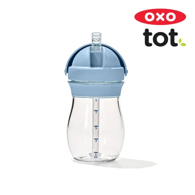 【美國OXO】tot 寶寶啾吸管杯(多色可選/8M+)