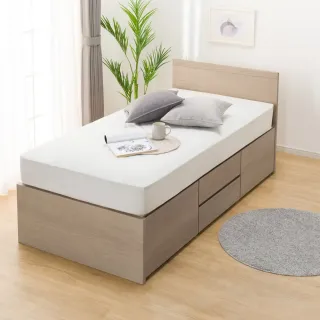 【NITORI 宜得利家居】◎雙人床座 床架 N-ZIO-F BOX GW(床座 床架 N-ZIO)