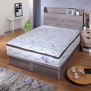 【ESSE 御璽】台灣製單人加大咖啡紗三線乳膠硬式獨立筒床墊3.5x6.2尺x25cm高階款