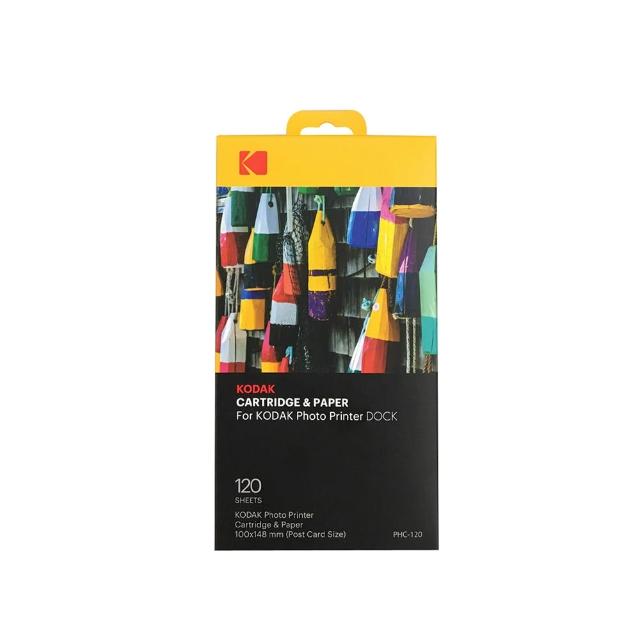 【Kodak 柯達】4x6相印紙 PHC-120張(東城代理商公司貨)