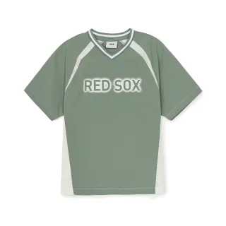 【MLB】童裝 短袖T恤 Varsity系列 波士頓紅襪隊(7ATSV0653-43KAM)