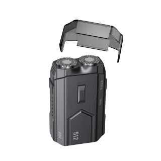 【KINYO】攜帶式 雙刀頭刮鬍刀(KS-512)