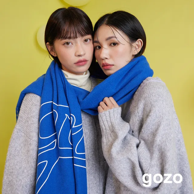 【gozo】☆禮物/送禮☆經典gozo流蘇長圍巾(三色)
