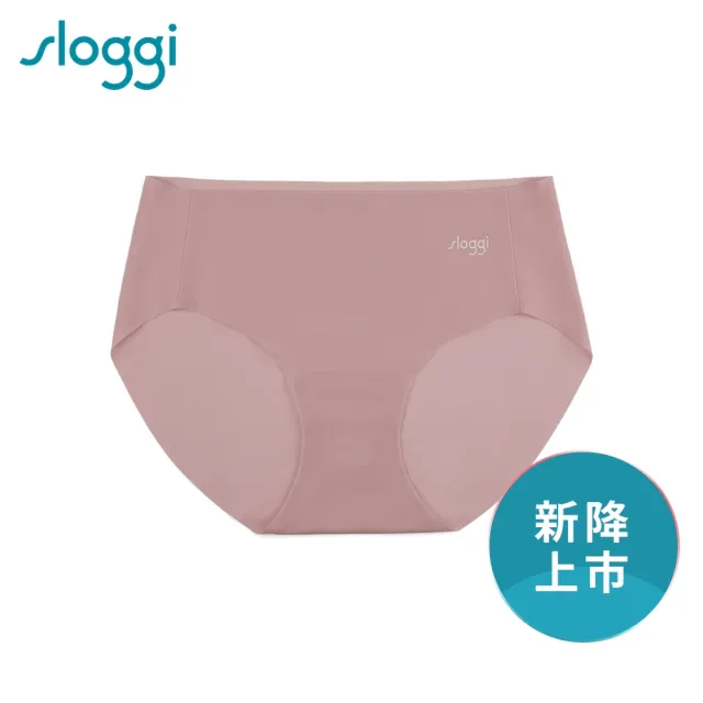 【sloggi】ZERO Feel 零感系列中腰平口褲(柔膚粉紅)