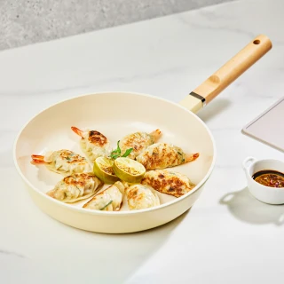 【Roichen】韓國抗菌陶瓷不沾平底鍋 28cm(IH爐/全火源適用)