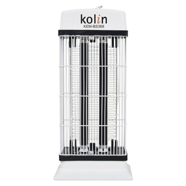 歌林 Kolin KEM-BS368 20W 捕蚊燈，專為家用設計的高效驅蚊燈具，尺寸為 257x157x500 mm，採用紫外線吸引蚊蟲並安全捕捉。產自中國，透過 BSMI 許可字號 R56852 認證，確保品質可靠。適閤家庭、臥室或客廳使用，無化學藥劑，環保又安全，是夏季防蚊的最佳選擇。