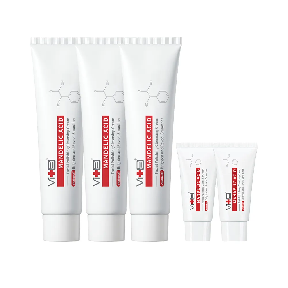 【Swissvita 薇佳】蜜花酸晶拋光洗顏霜100ml 3入(Lulu代言/洗面乳)