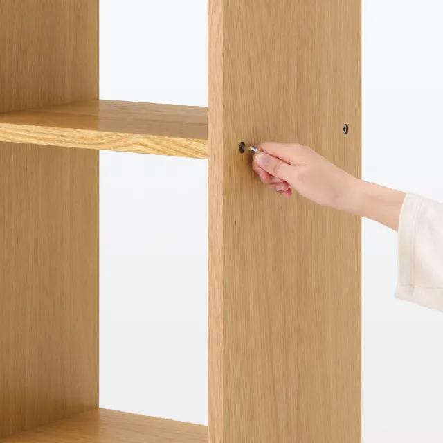 【MUJI 無印良品】自由組合層架/橡木/3層/追加用(大型家具配送)