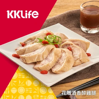 【KKLife】花雕酒香醉雞腿1包(320&plusmn;30g包; 單支裝)