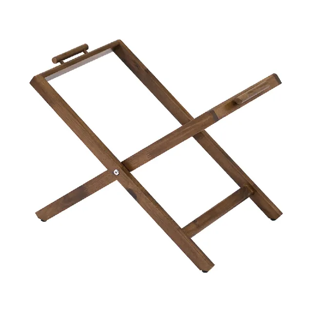 【MUJI 無印良品】相思木立架+桌板+不鏽鋼收納籃4(露營系列)